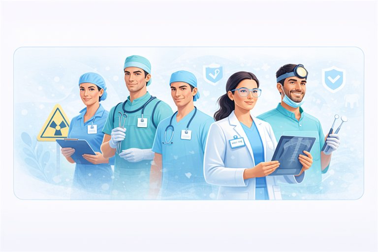 Illustration du personnel concerné