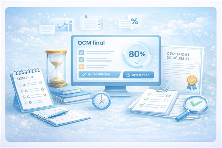 Illustration du QCM final